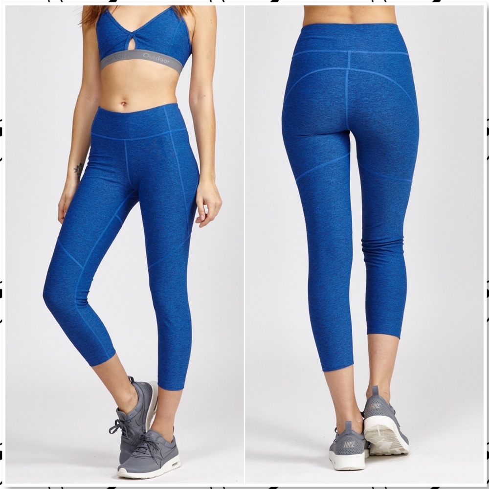 Outdoor Voices 7/8 Deep Sea Warm Up Leggings M